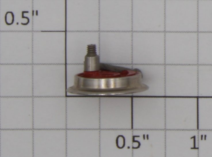 Marklin 213790 10-Spoked Flanged Red Wheel with Eccentric Stud (Treibrad)