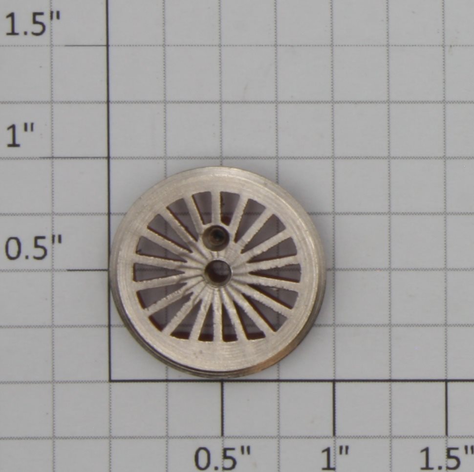 Marklin 21236 Red 18-Spoke Steam Locomotive Wheel (Treibrad)
