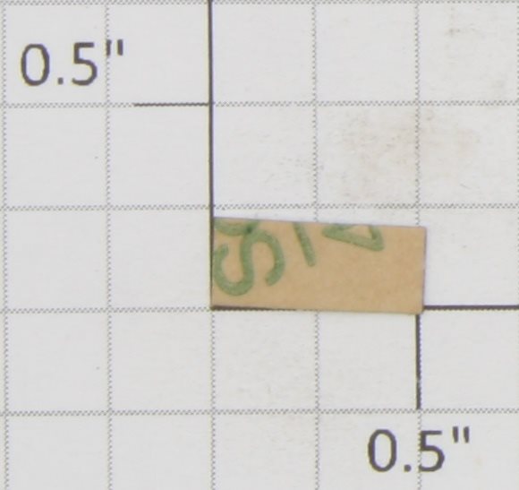 Lionel 618-1 618 Number Plate-Self Adhesive