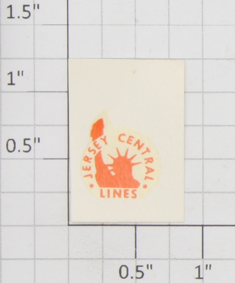 Lionel 2341-15 Orange Jersey Central Water Soluble Decal
