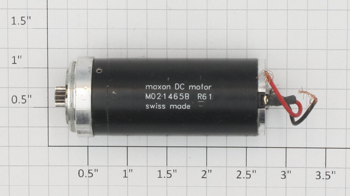 maxon M021465B R6 1 6 Volt DC Motor with Gear Motor and Gear with Wire
