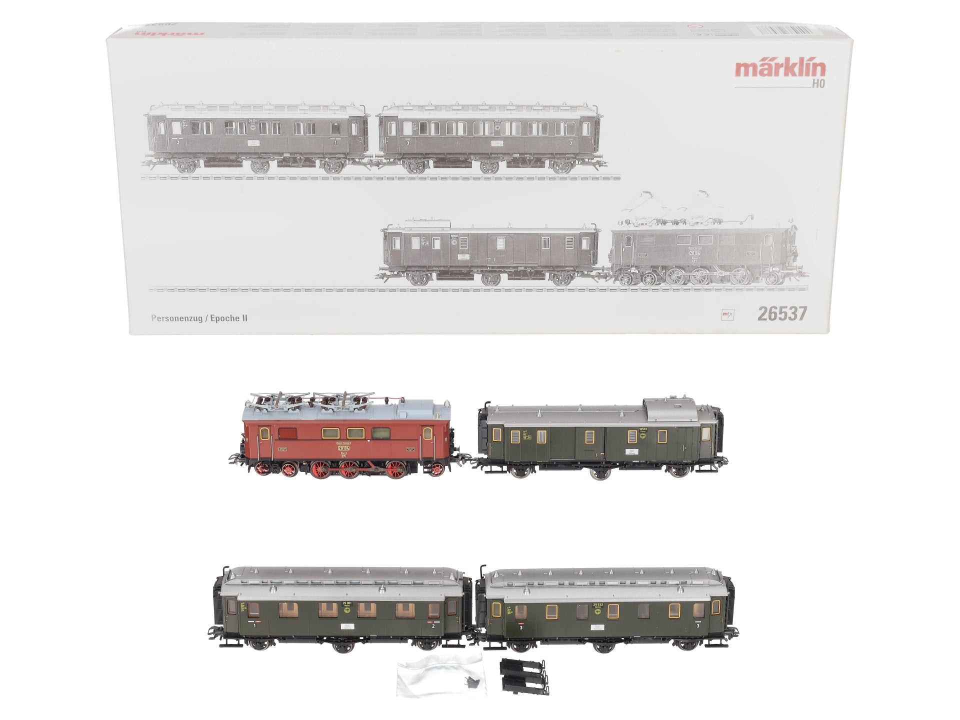 Marklin 26537 HO Bavarian Group Passenger Train Set EX/Box – Trainz