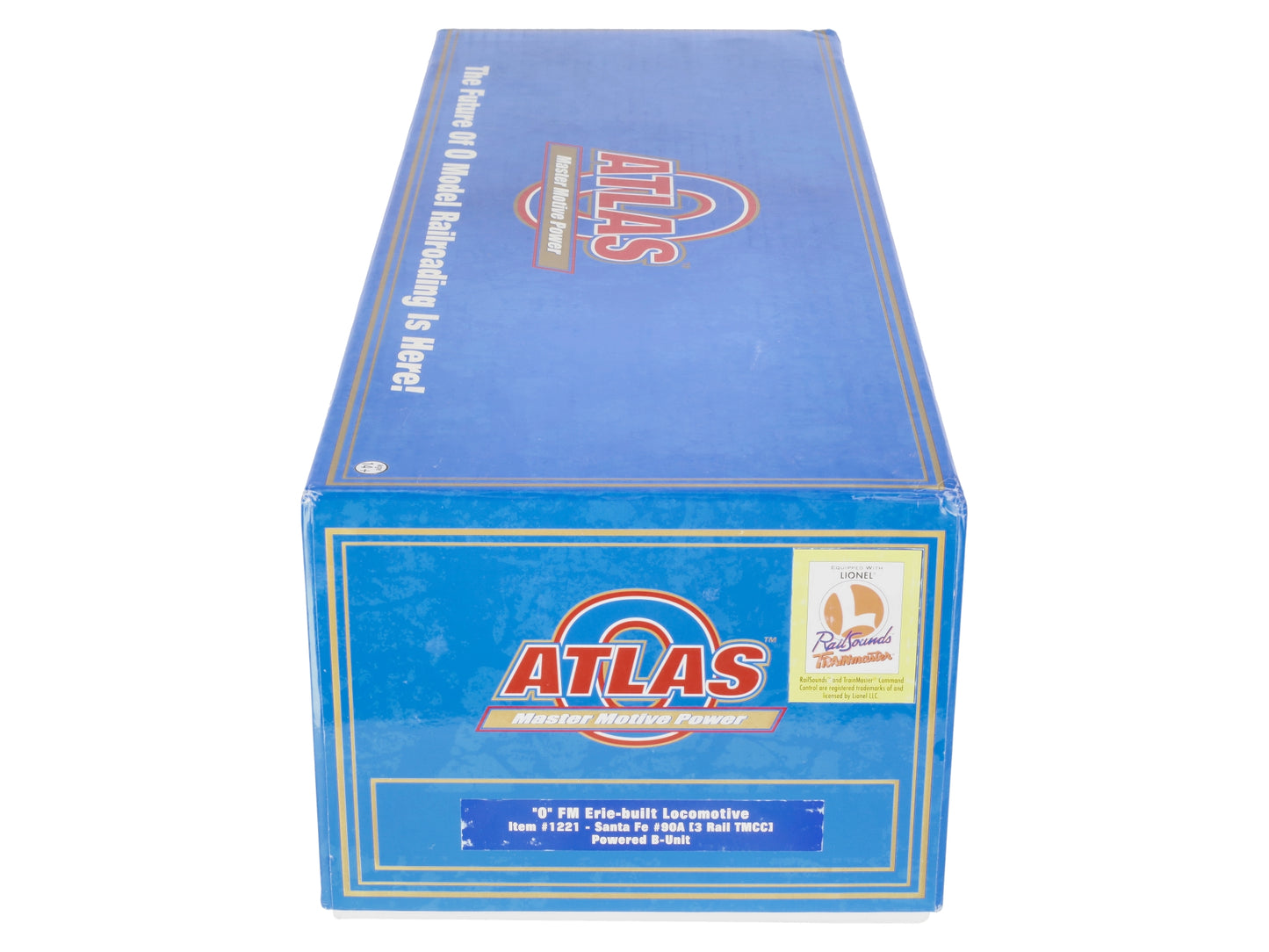 Atlas 1221 O Santa Fe FM Erie-Built B-Unit Powered Diesel w/TMCC & RS - 3 Rail