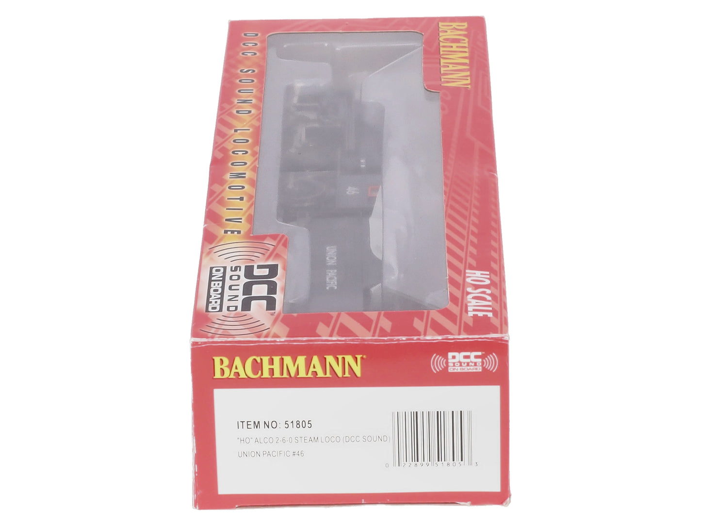 Bachmann 51805 HO Union Pacific Alco 2-6-0 Steam Locomotive w/Sound & DCC #46