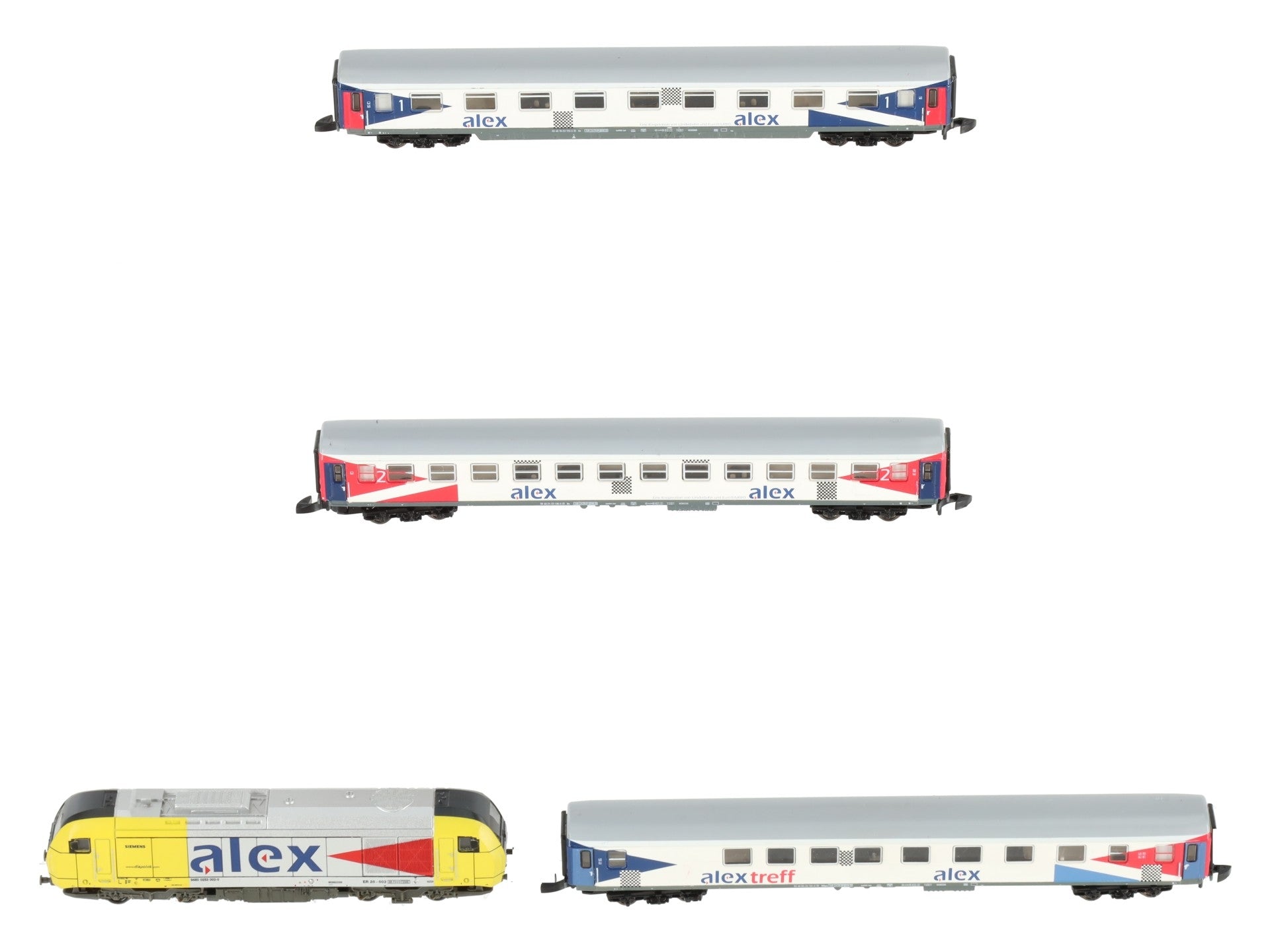 Marklin 81881 Z Scale Alex Diesel Powered Passenger Set EX