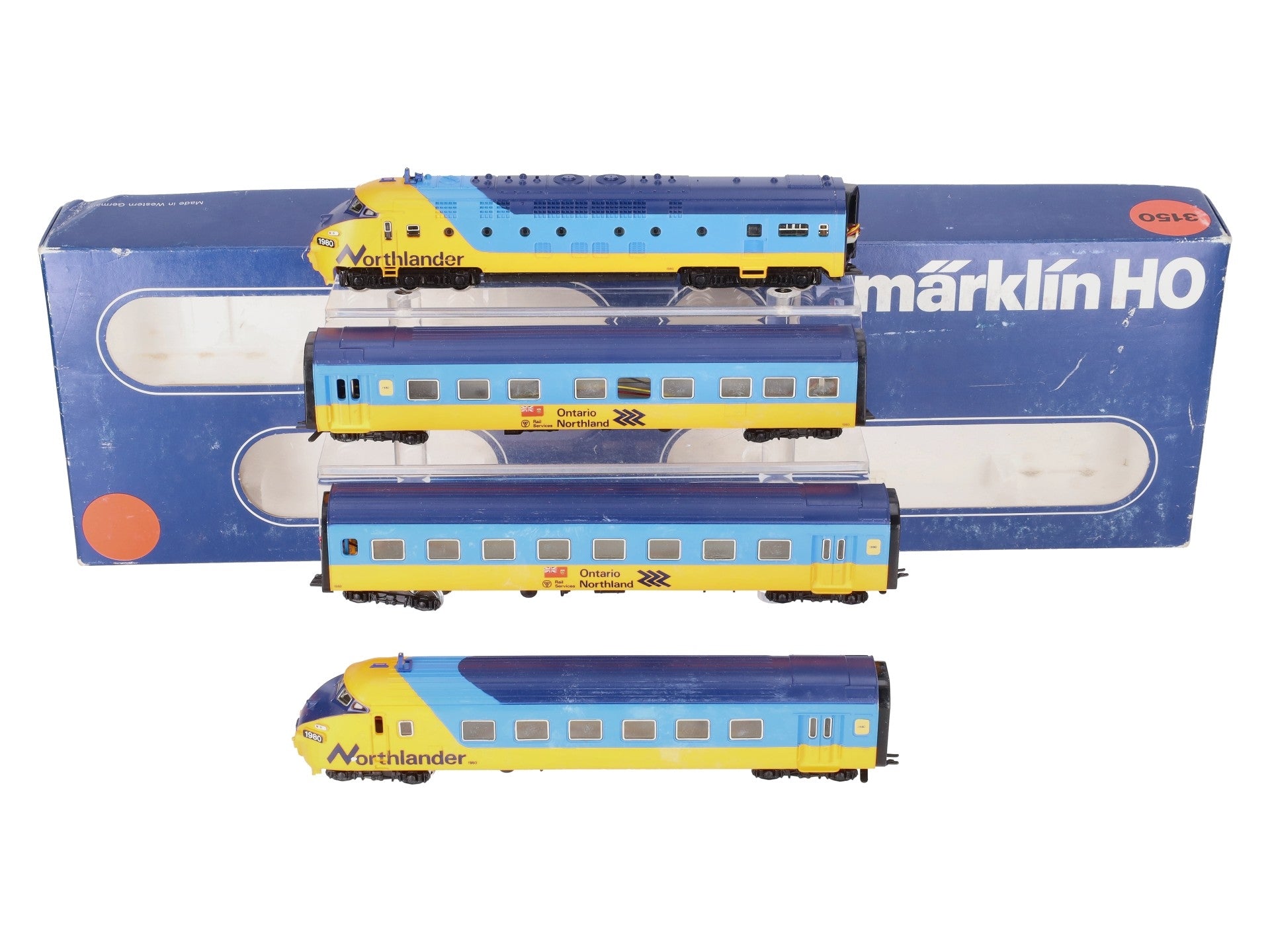 Marklin 3150 Ontario Northland Northlander HO Gauge Train Set EX