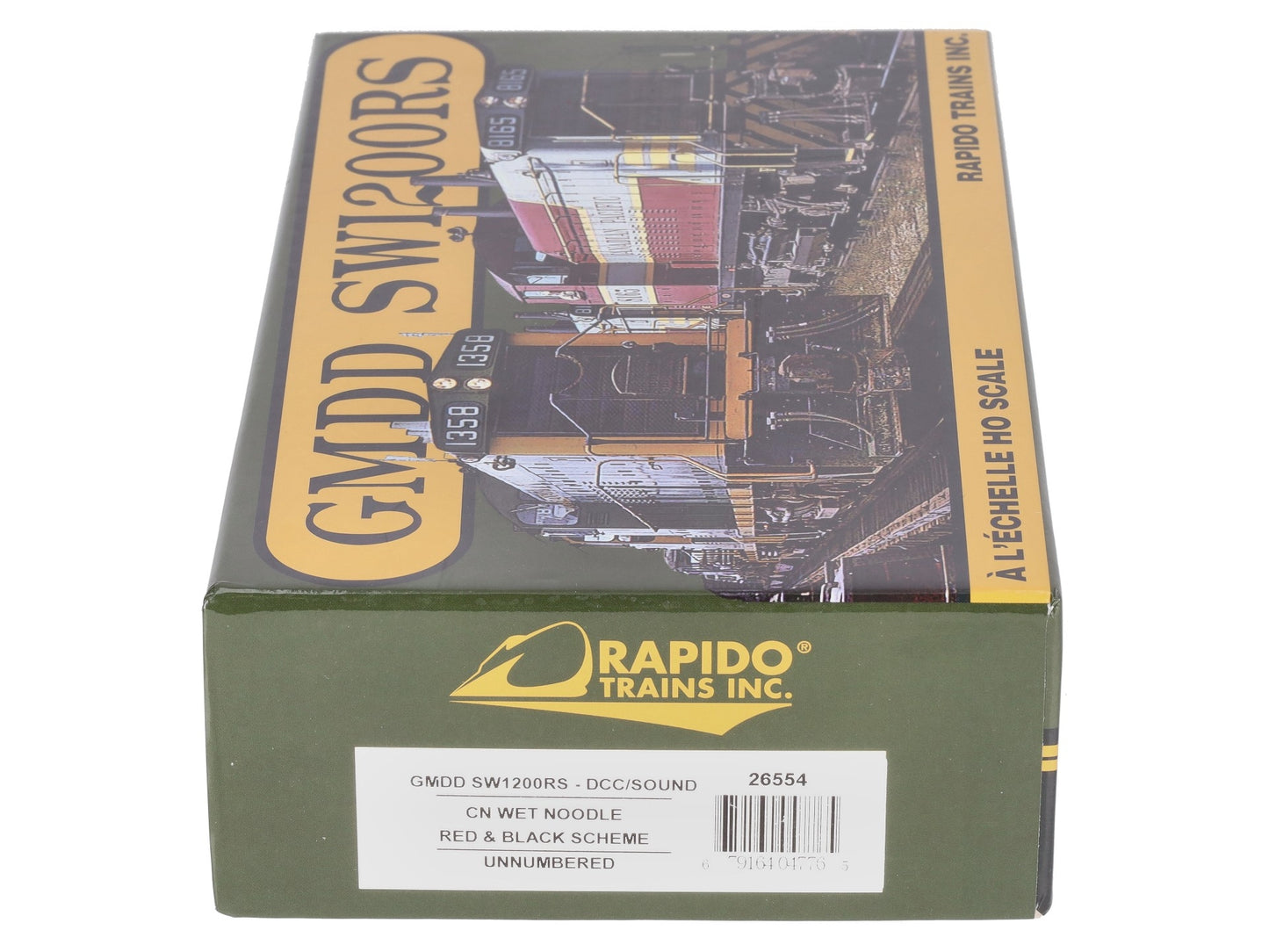 Rapido Trains 26554 HO Canadian National GMDD SW1200RS Diesel Engine w/DCC/Sound