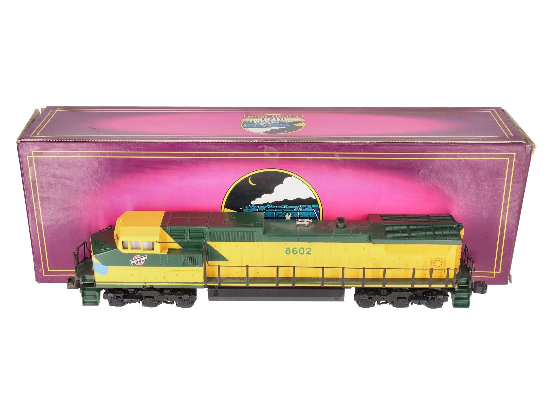 MTH 20-2159-1 C&NW Dash-9 Diesel Engine w/PS1 #8602 EX/Box