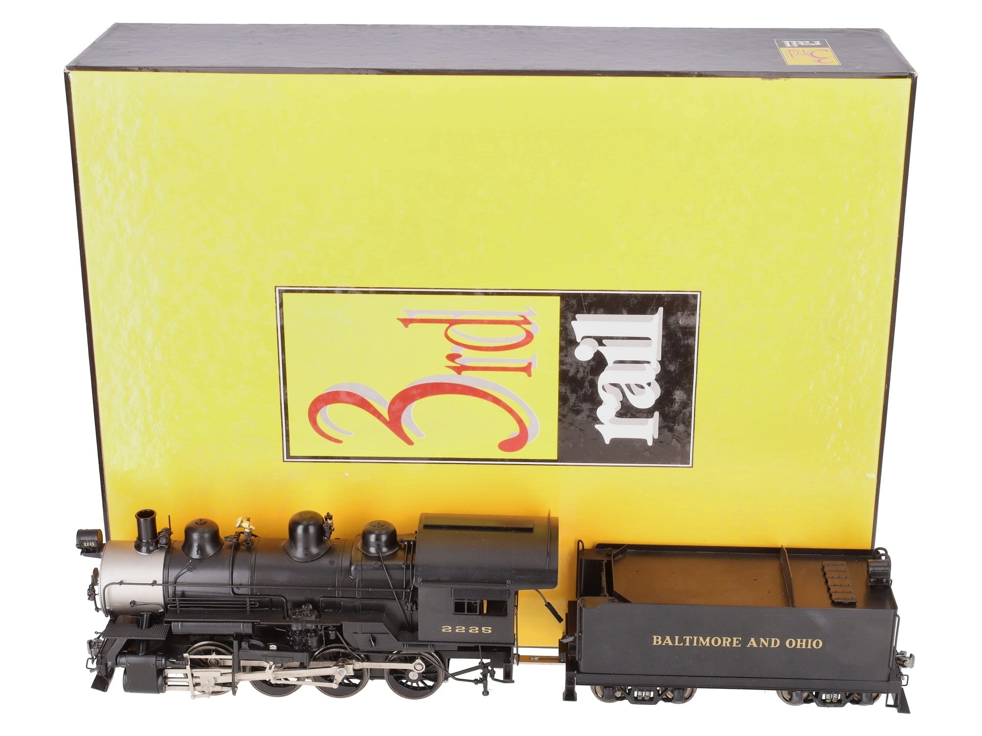 Sunset Models 2225 O BRASS B&O 0-8-0 Steam Locomotive & Tender- 2