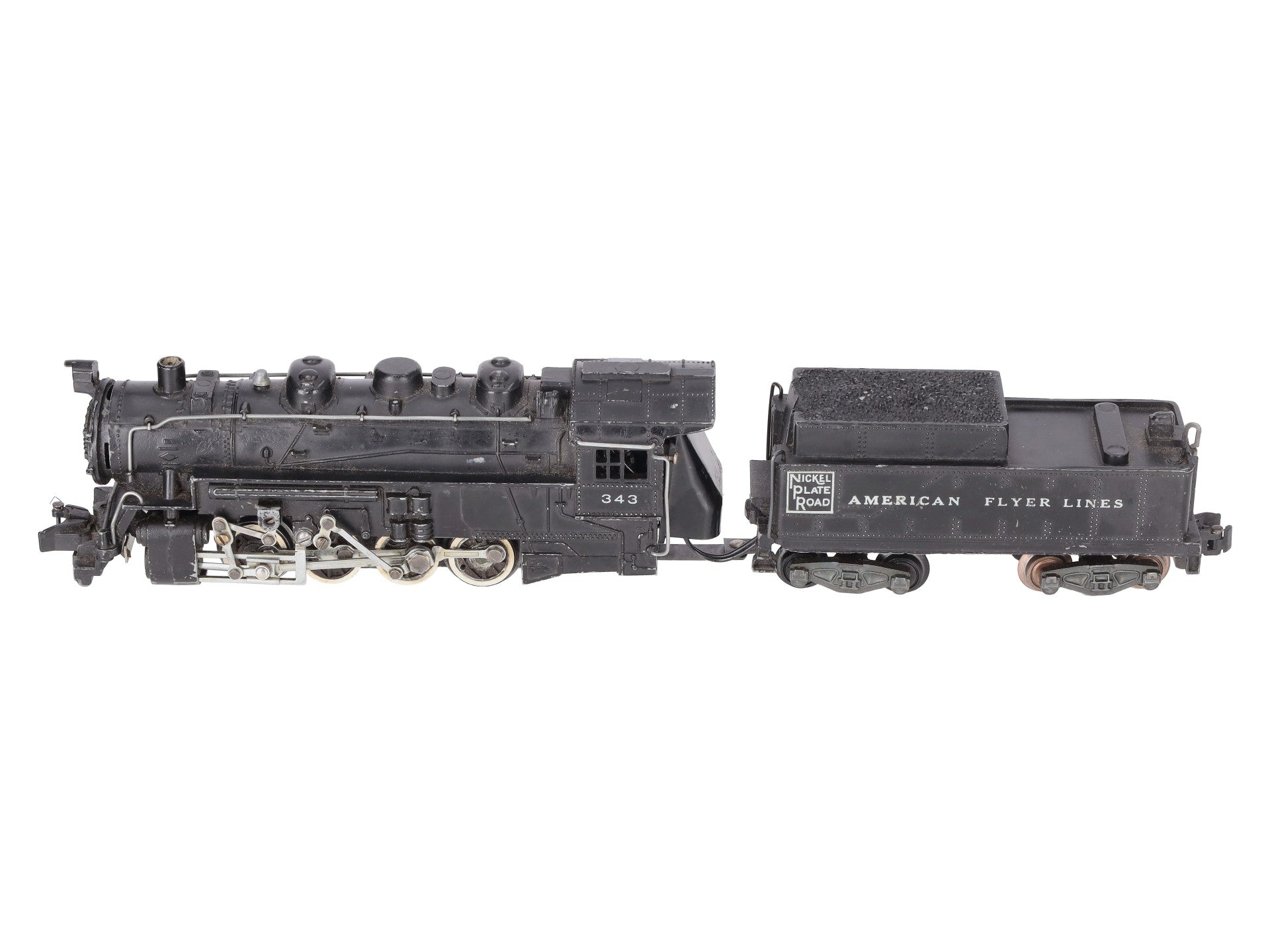 American Flyer 343 Vintage S Gauge Nickel Plate Road 0-8-0 Steam