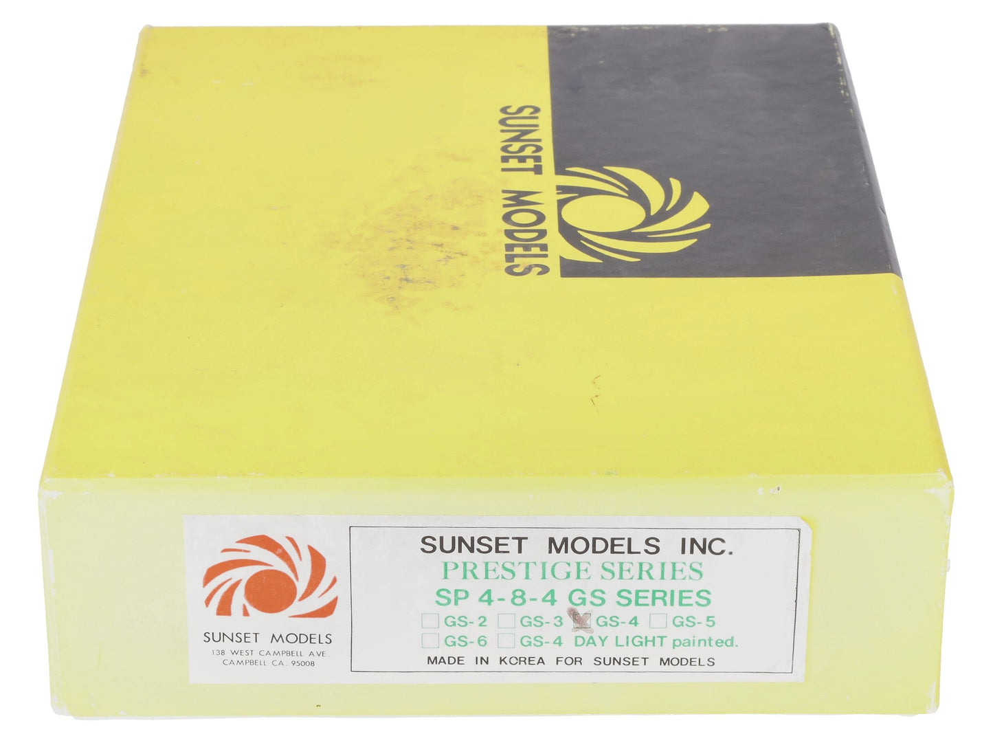 Sunset Models HO Southern Pacific GS-4 4-8-4 Steam Locomotive w/Tender EX/Box
