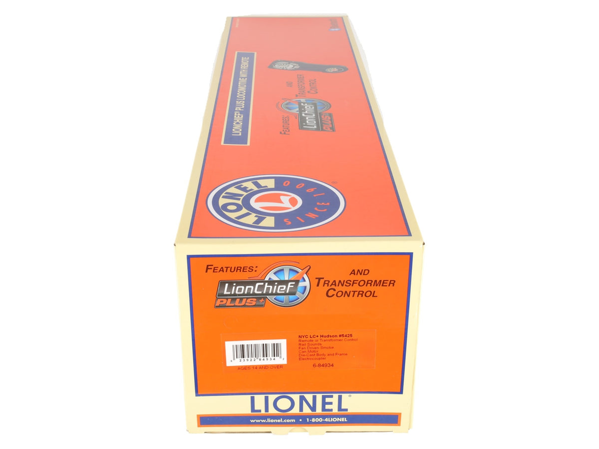 Lionel 6-84934 O New York Central LionChief+ Hudson Steam with Bluetooth #5425 EX/Box