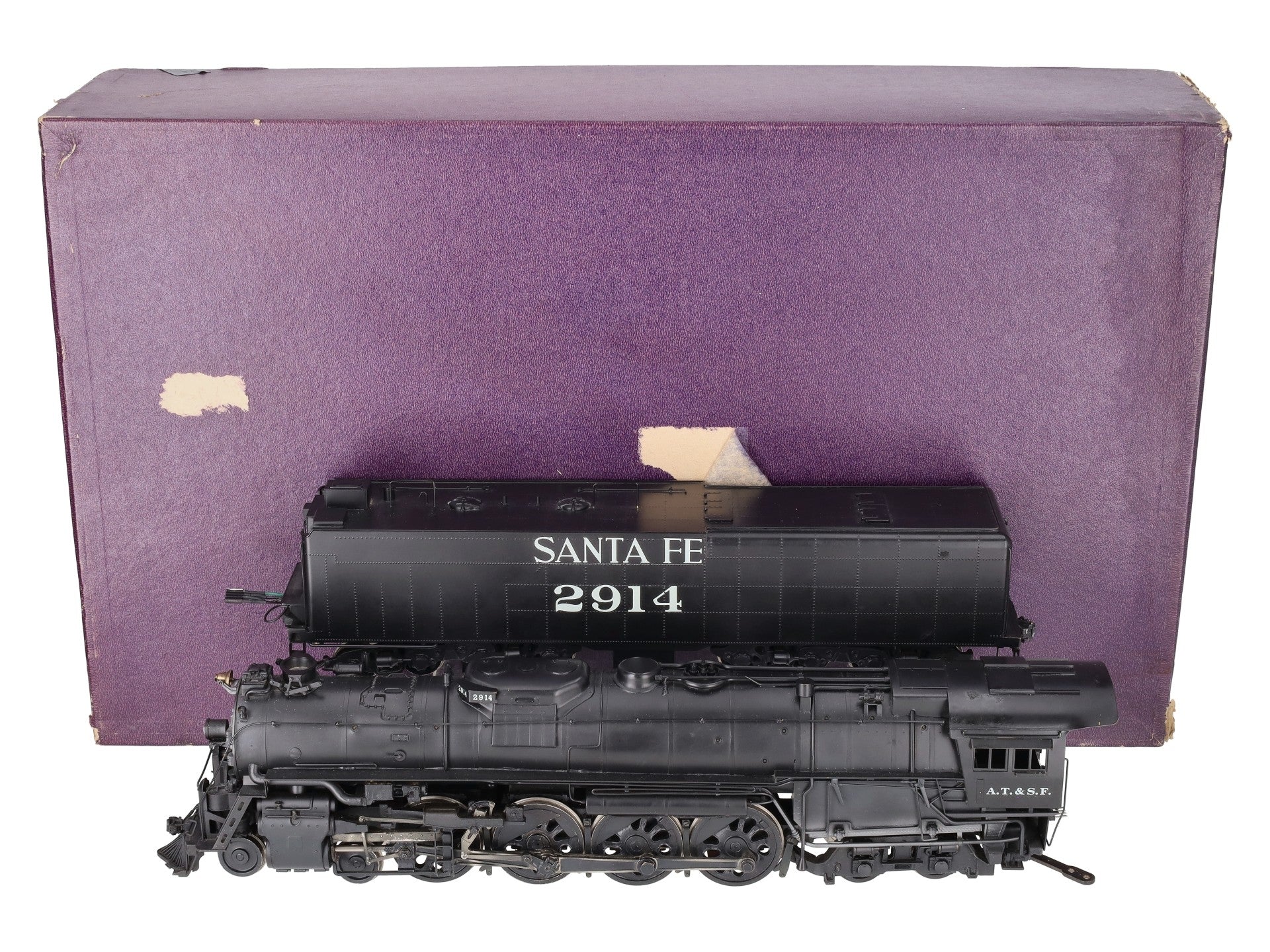 鉄道模型 UNITED SANTAFE 4-8-4 US Hobbies 4-8-4 O Santa Fe BRASS Steam Locomotive and Tender