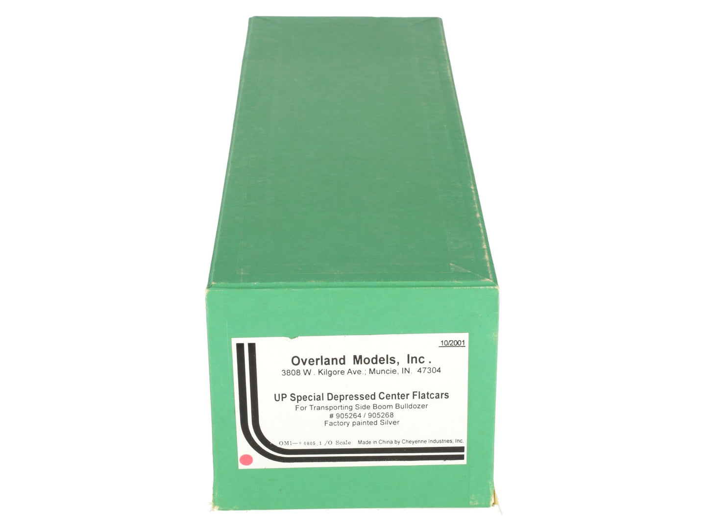 Overland OMI-0805 O BRASS UP Special Depressed Center Flatcar (2-Rail) -F/P LN/Box