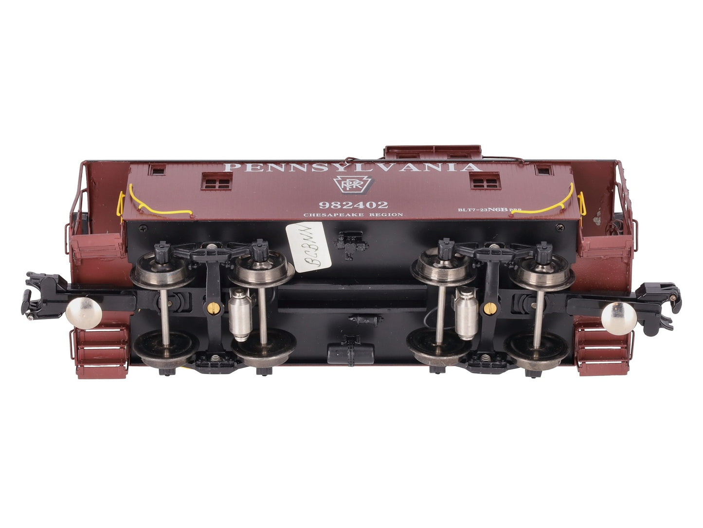 Weaver G2015-L Brass O Gauge Pennsylvania N6B Caboose #982402 EX