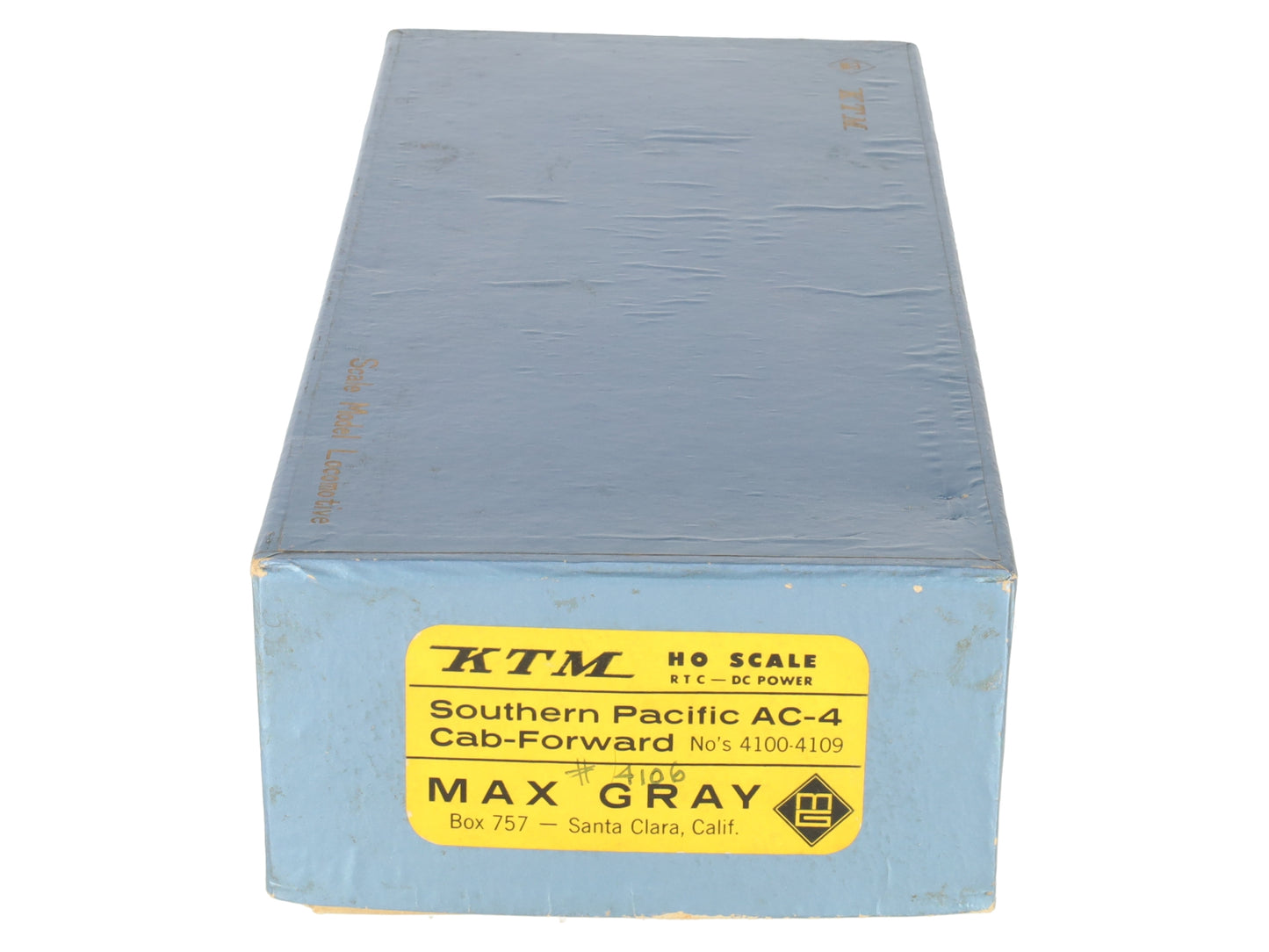 Max Gray HO Scale Brass SP AC-4 Cab Forward Steam Loco & Tender- Painted/Box