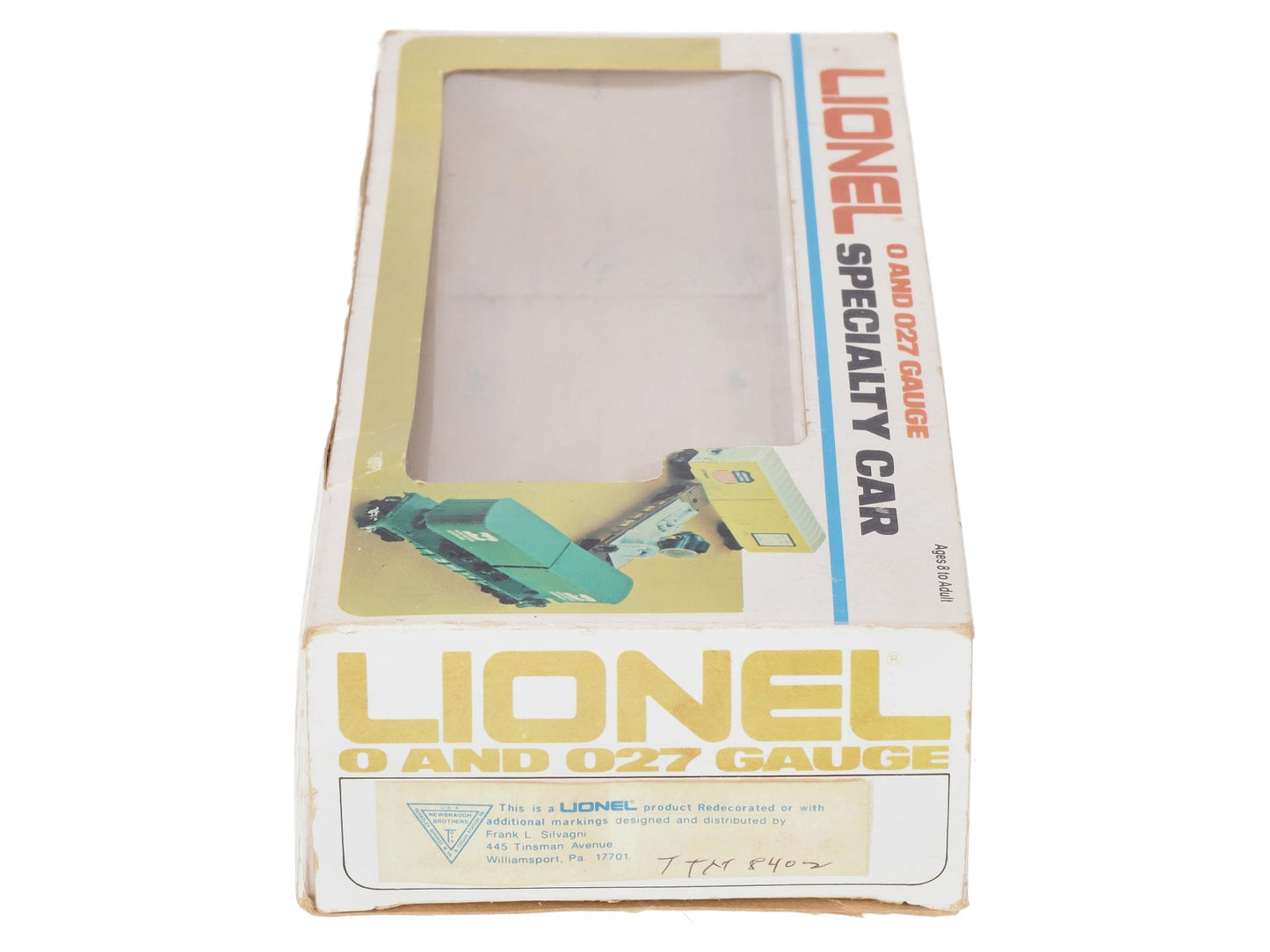 Lionel TTM-8402 O Gauge Toy Train Museum Boxcar VG/Box