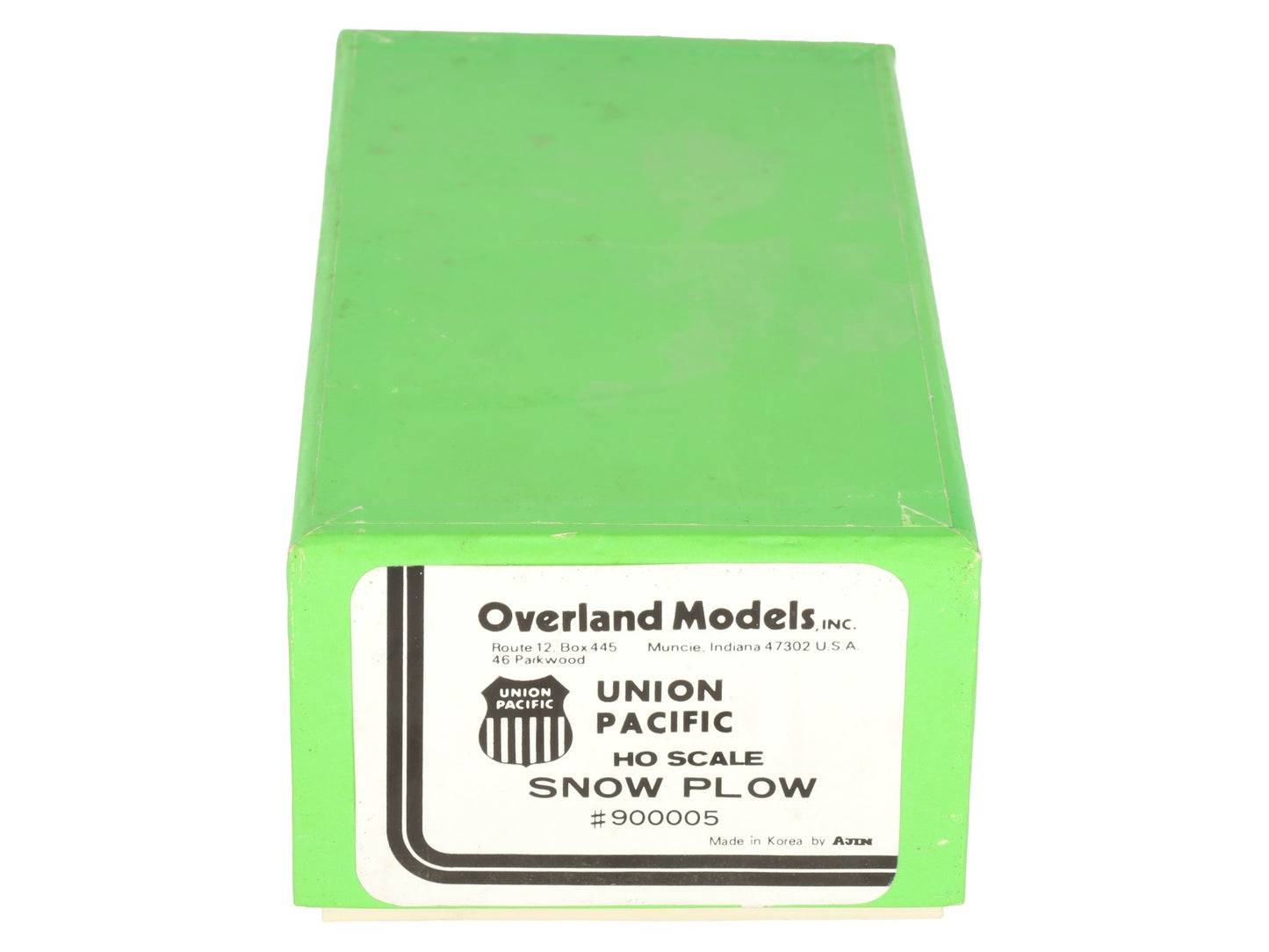 Overland 1300 HO BRASS Union Pacific Snow Plow #900005 EX/Box
