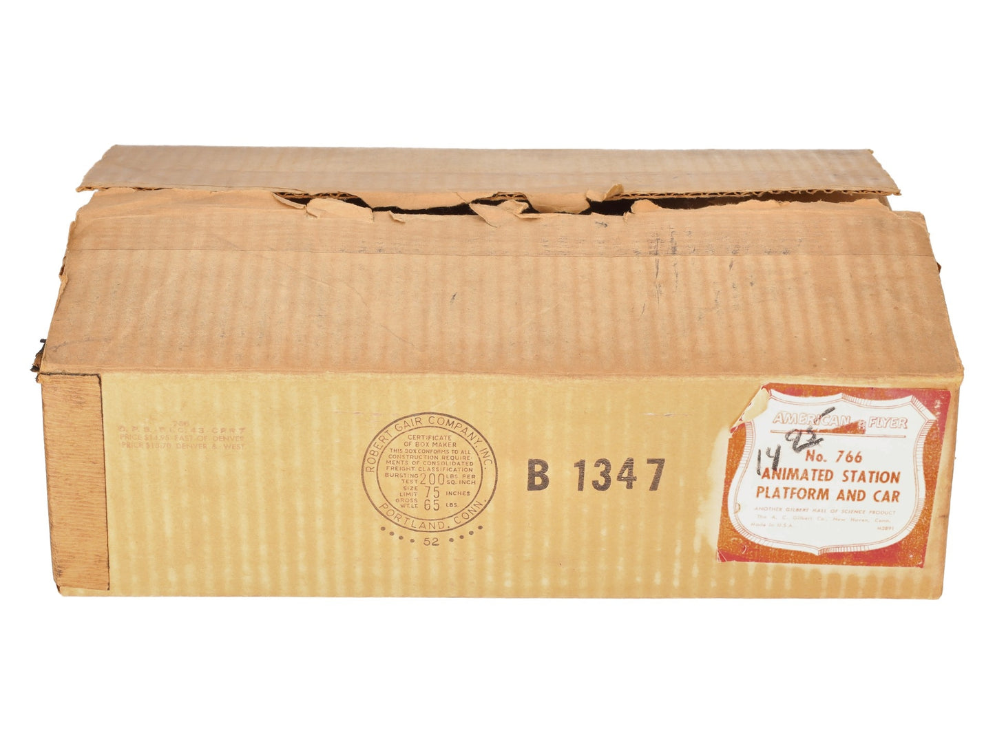 American Flyer 766 Vintage S Animated Station EX/Box