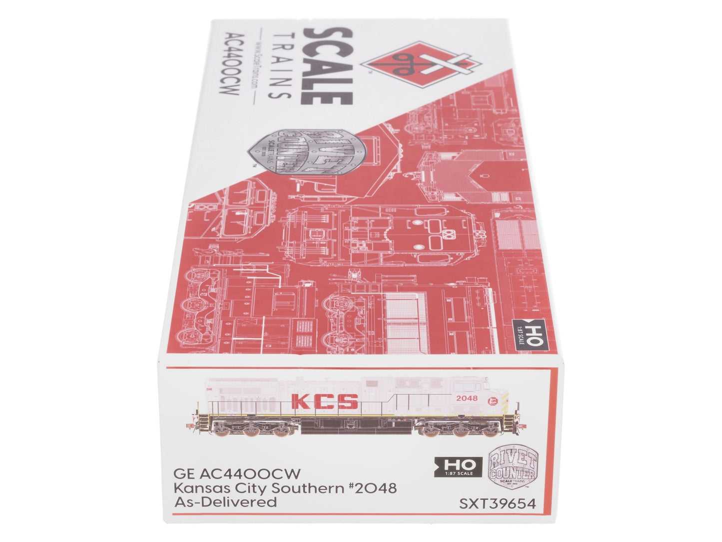 Scale Trains SXT39654 HO Kansas City Southern Diesel Locomotive #2048 - DCC VG/Box
