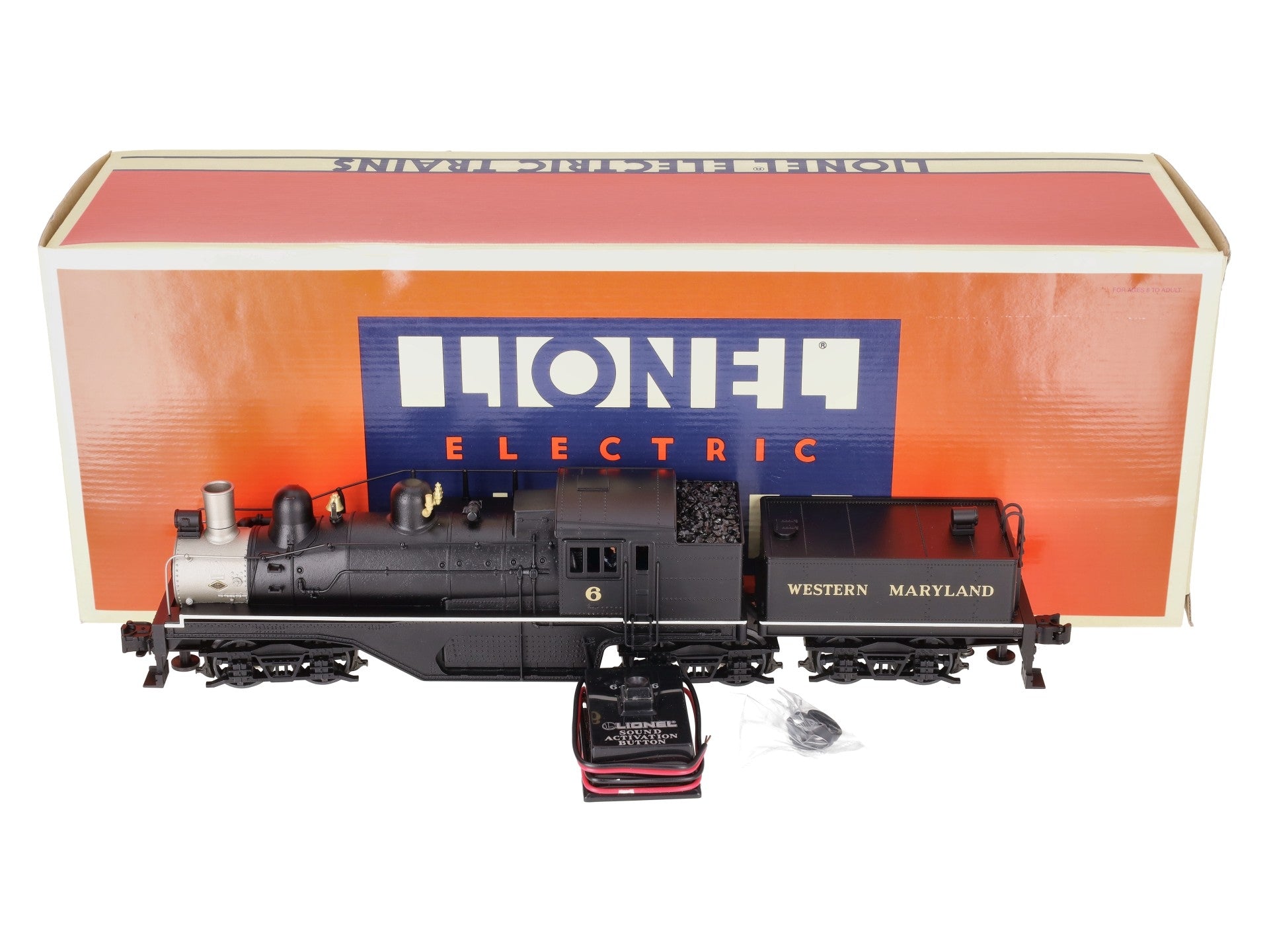 Lionel 6-18023 O Gauge Western Maryland Shay Steam Locomotive #6