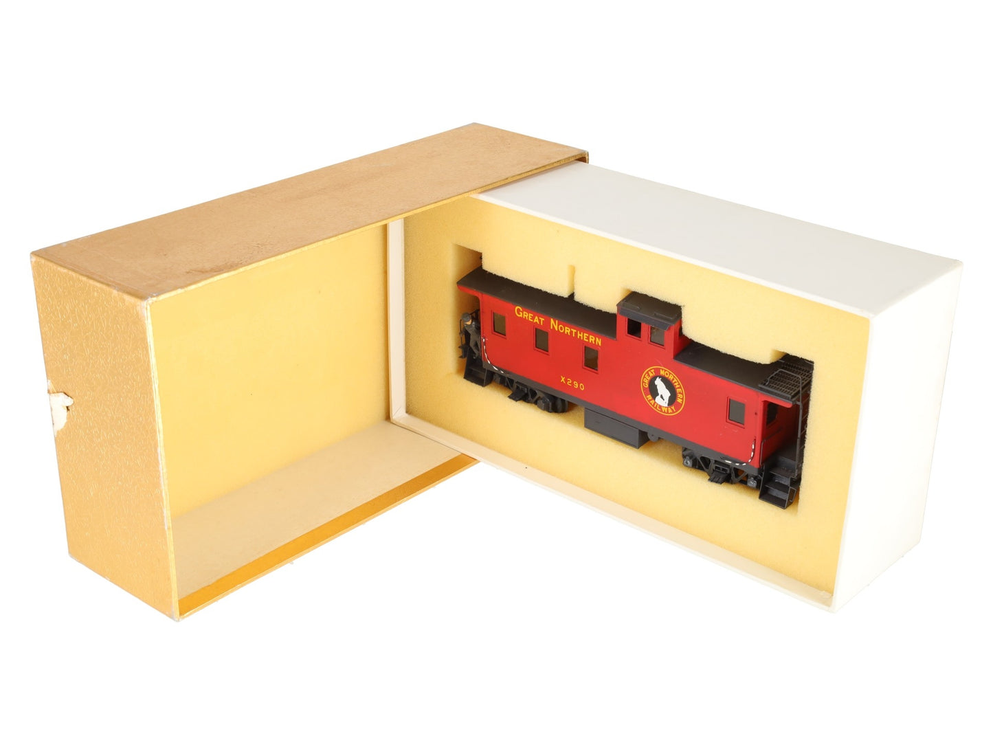 Oriental Limited O Brass Great Northern 30 Ft. Caboose #X290 (2-Rail) - Custom/Box