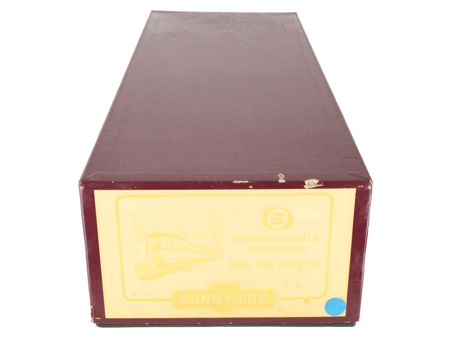 Sunnyside LTD O Brass Pennsylvania Railroad P85 Passenger Coach #4138 (2-Rail) VG/Box