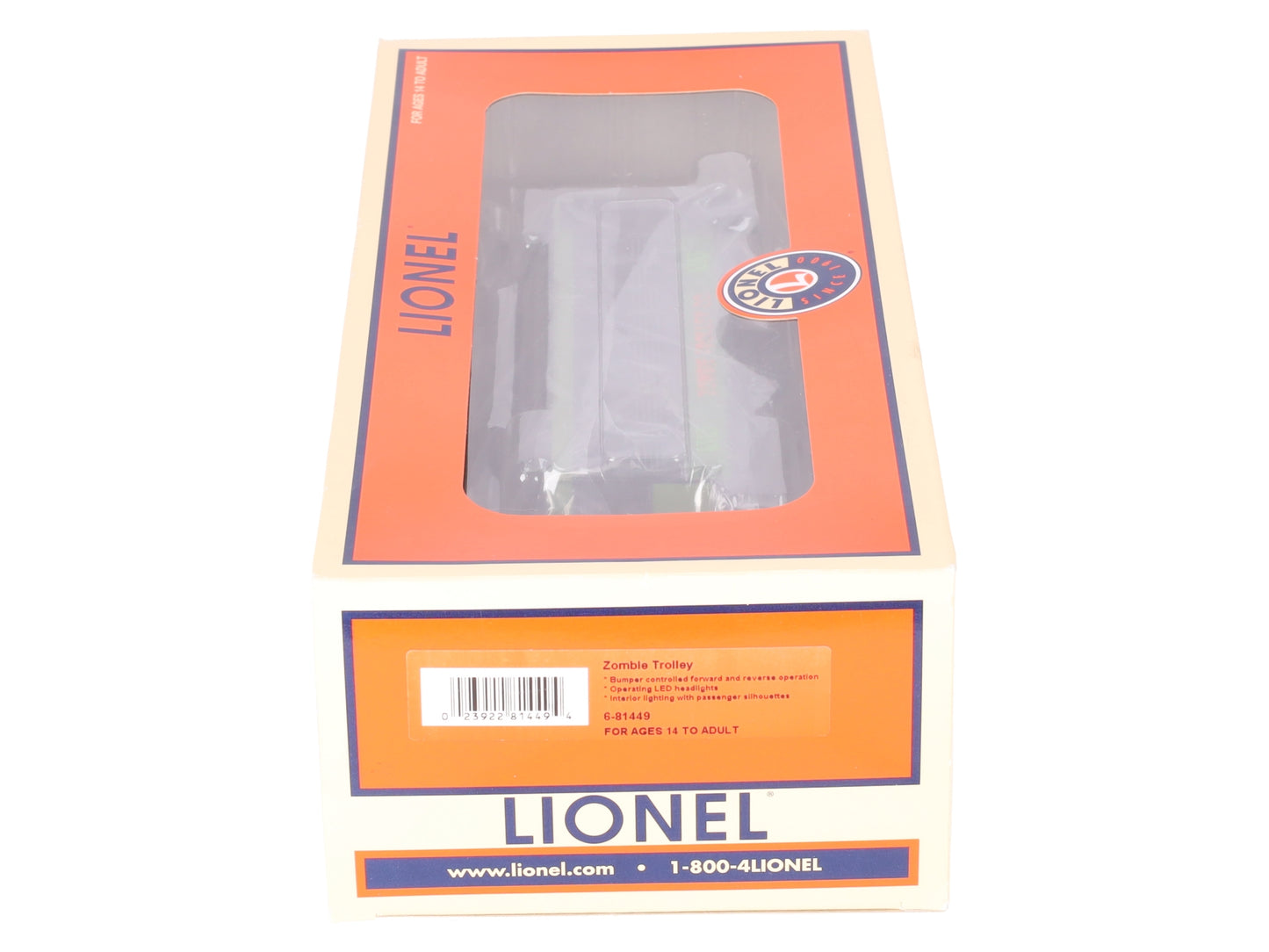 Lionel 6-81449 O Zombie Birney Trolley