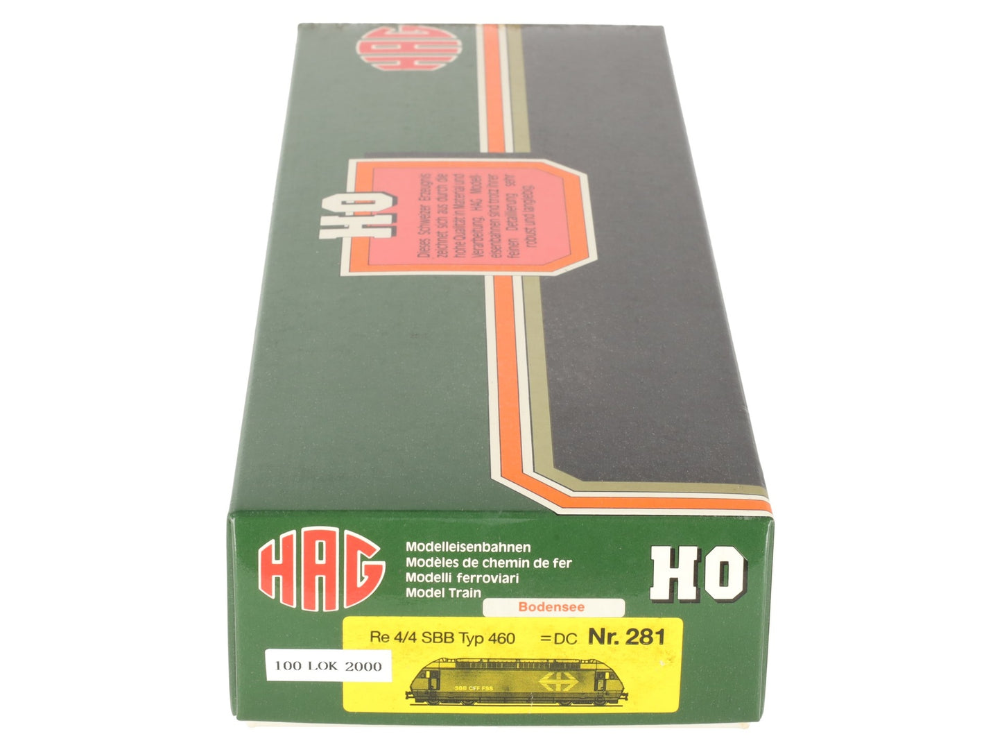HAG 281 SBB Bodensee Re 4/4 Electric Locomotive LN/Box