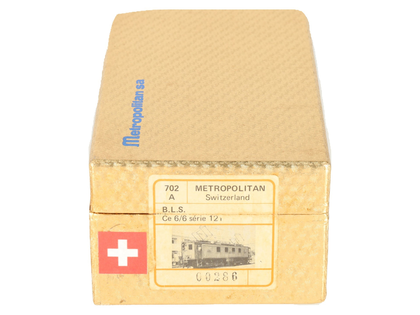 Metropolitan 702 HO Brass BLS Ce 6/6 Serie Electric Locomotive #121 LN/Box