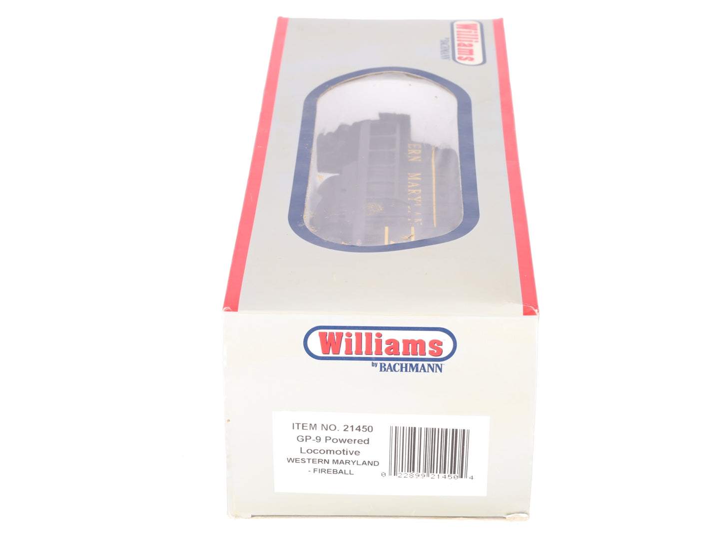 Williams 21450 O Gauge Western Maryland GP9 Powered Diesel Locomotive EX/Box