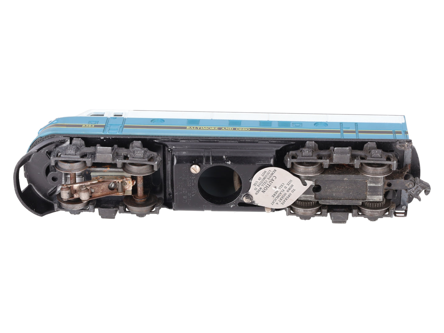 Lionel 6-8363 O Gauge Baltimore & Ohio F3 Powered A Unit Diesel Locomotive VG