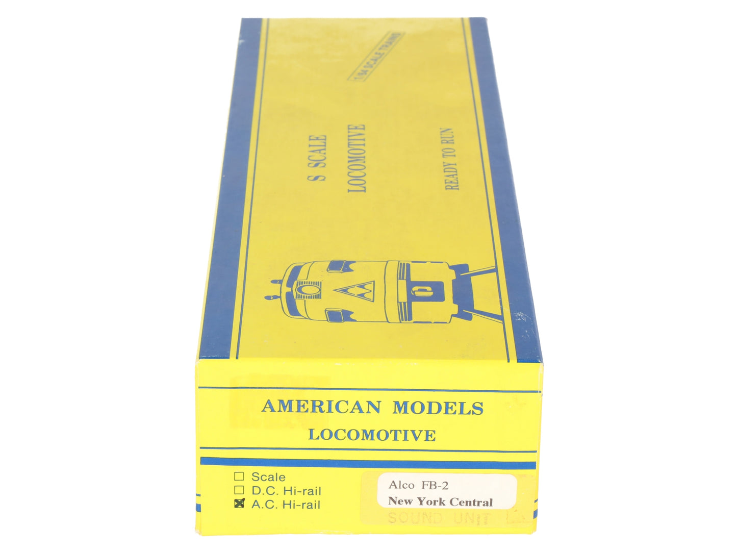 American Model S Scale NYC Alco FB-2 Dummy Diesel #3337 w/ Sound Unit EX/Box
