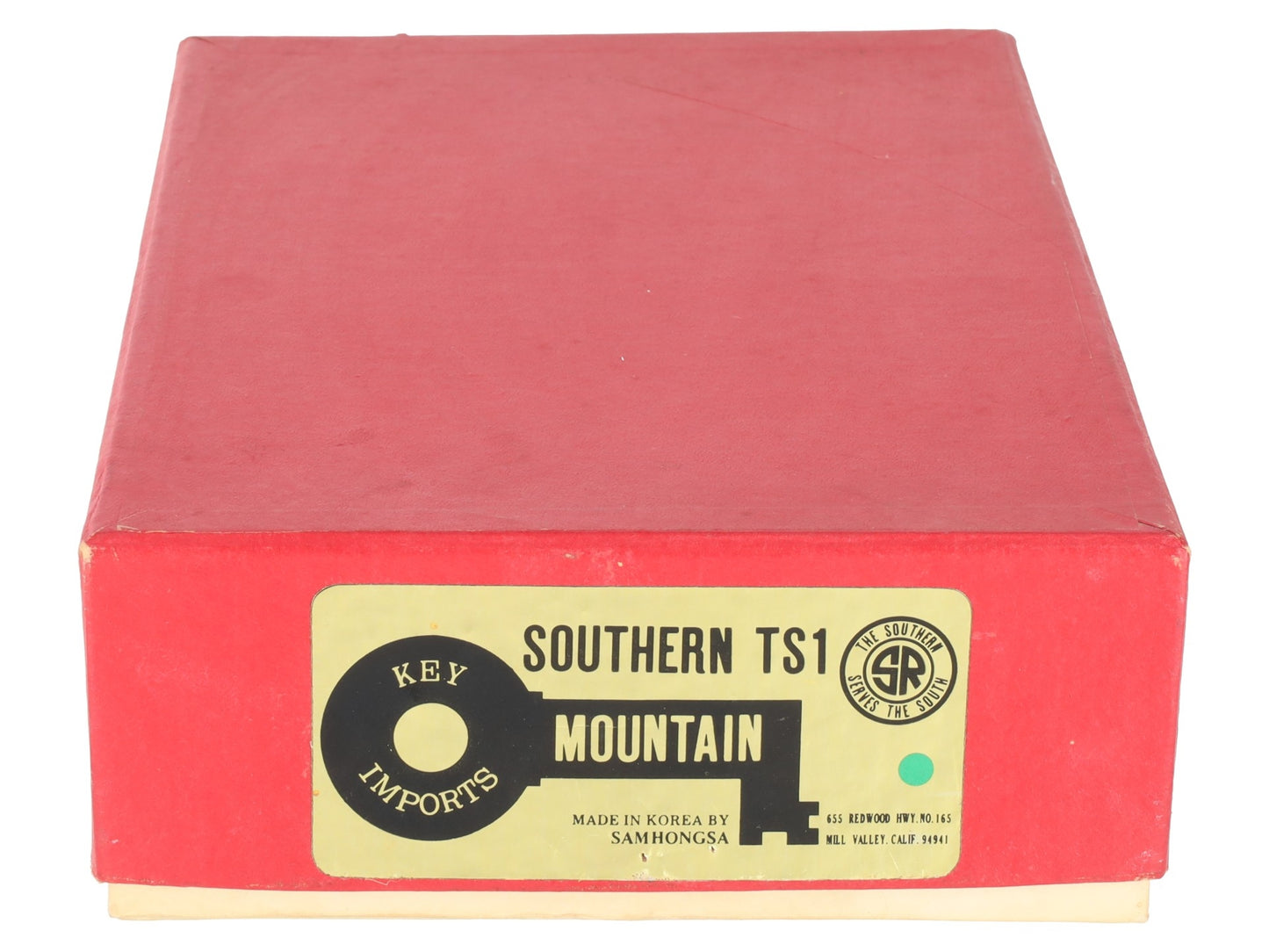 Key Imports BRASS HO Southern TS-1 4-8-2 Steam Locomotive & Tender EX/Box