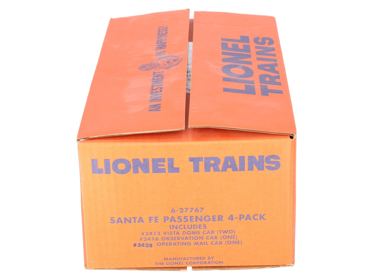 Lionel 6-27767 O Gauge Conventional Classics Santa Fe Passenger Cars (Set of 4) LN/Box