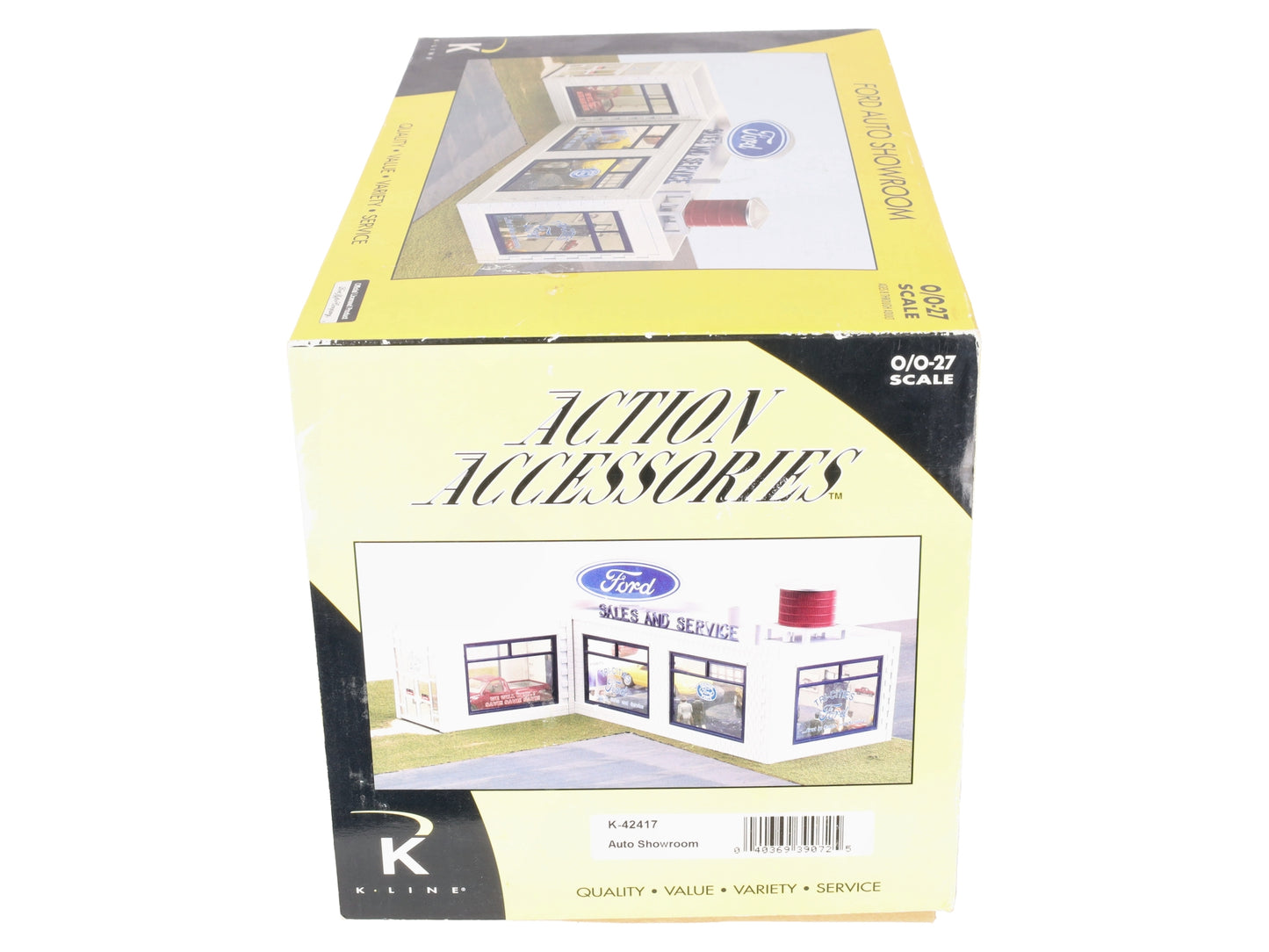 K-Line K-42417 O Built-Up Lighted FORD Auto Showroom LN/Box