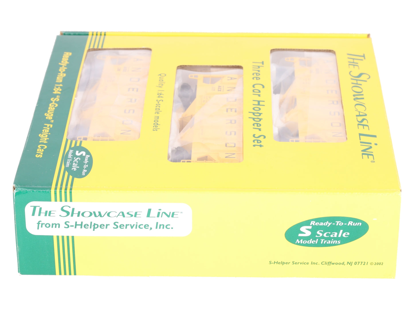 S-Helper 01170 S Scale Service Panel Anderson 3 Car Hopper set B LN/Box