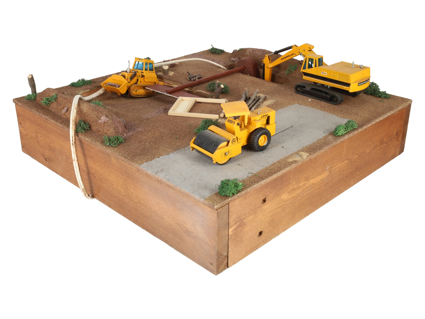 HO Scale Custom Motorized Construction Site Layout Section EX