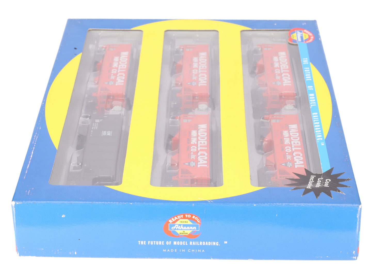 Athearn 70818 HO Scale Waddell NYO&W 34' 2 Bay Hopper Cars (Pack of 6) LN/Box
