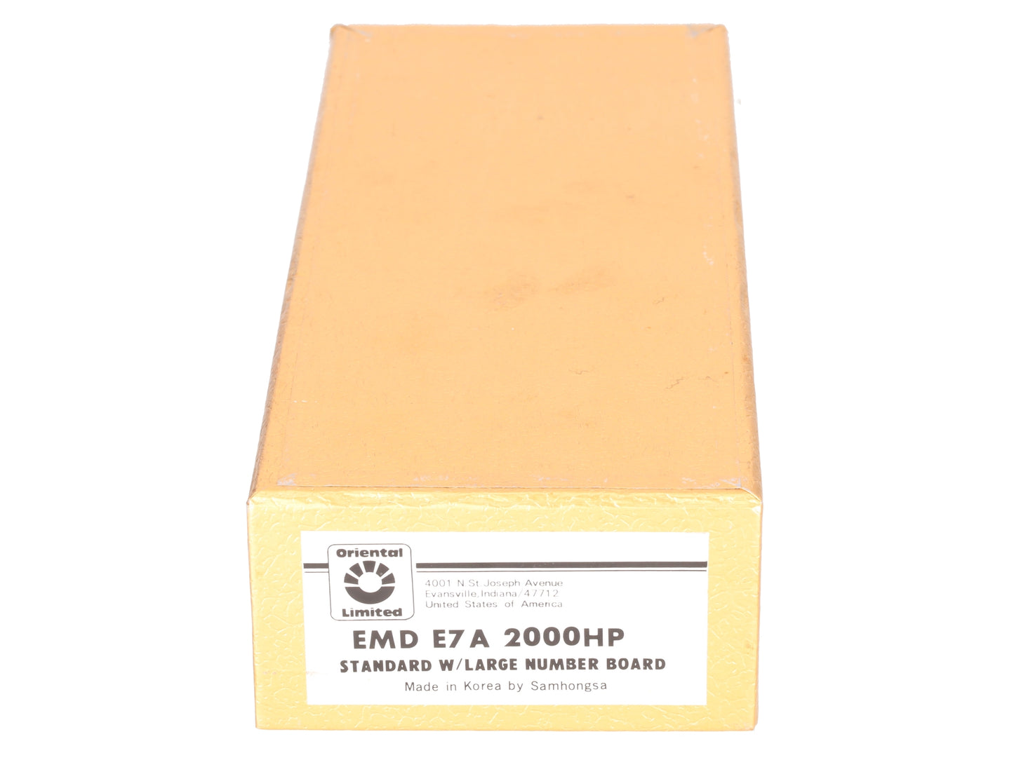 Oriental Limited HO BRASS EMD E7A 2000HP Diesel Loco w/ Large Number Boards -U/P LN/Box