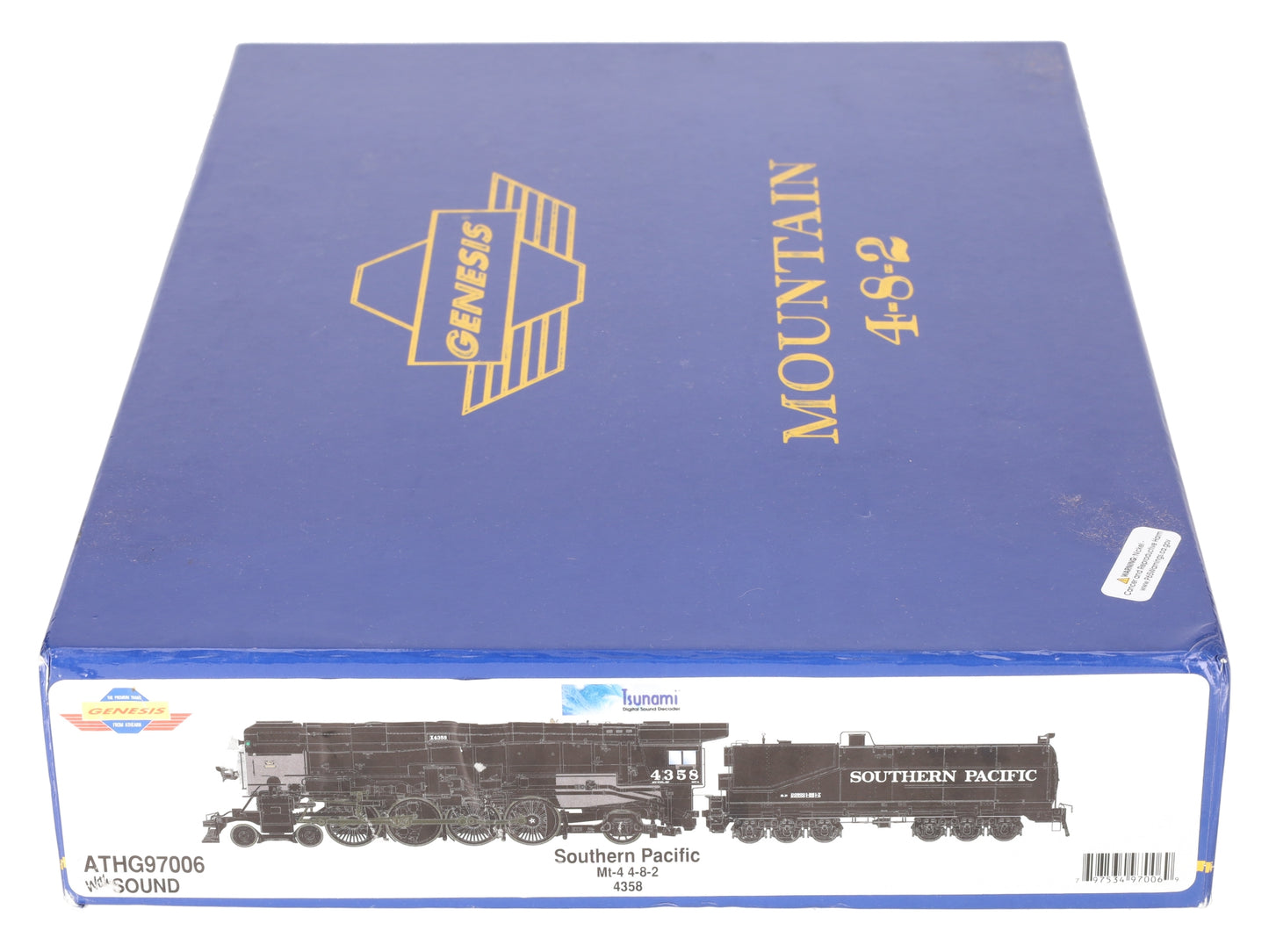 Athearn G97006 HO SP 4-8-2 MT-4/Skyline Steam Locomotive w/DCC & Sound #4358 LN/Box