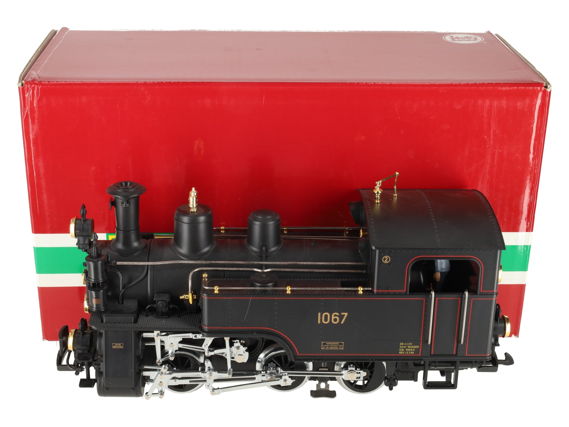 LGB 20471 G Scale Steam Locomotive #1067 LN/Box – Trainz