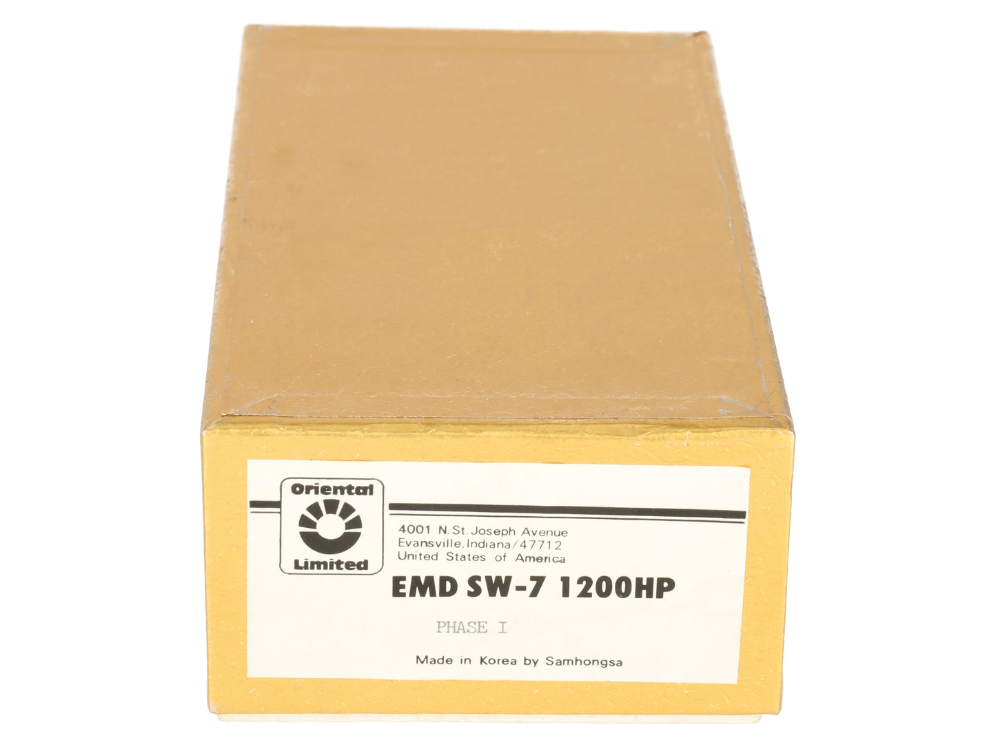 Oriental Limited HO BRASS EMD SW-7 1200HP Phase I Diesel Locomotive - Unpainted LN/Box