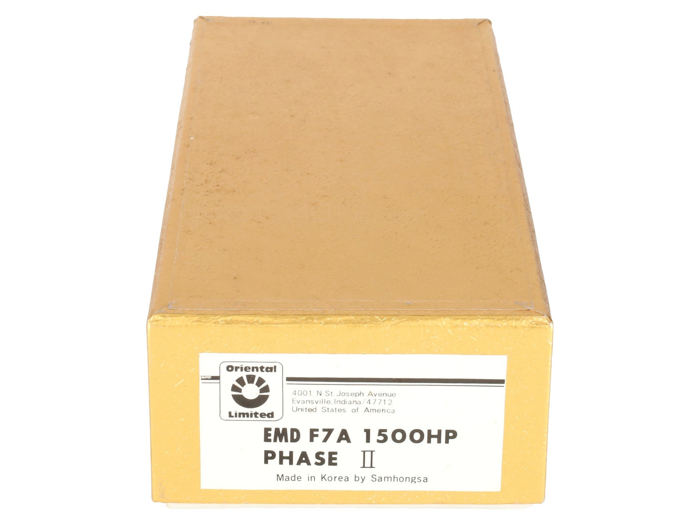 Oriental Limited HO BRASS EMD F7A 1500HP Phase II Diesel Locomotive - Unpainted LN/Box