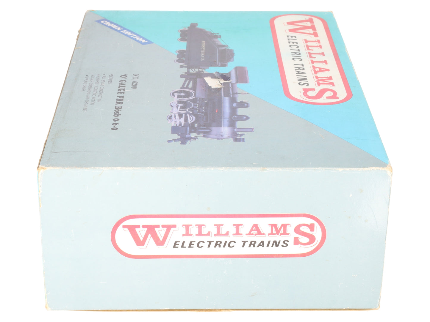 Williams 6200 O Pennsylvania 0-6-0 Steam Locomotive & Tender #6380 (2-Rail) EX/Box