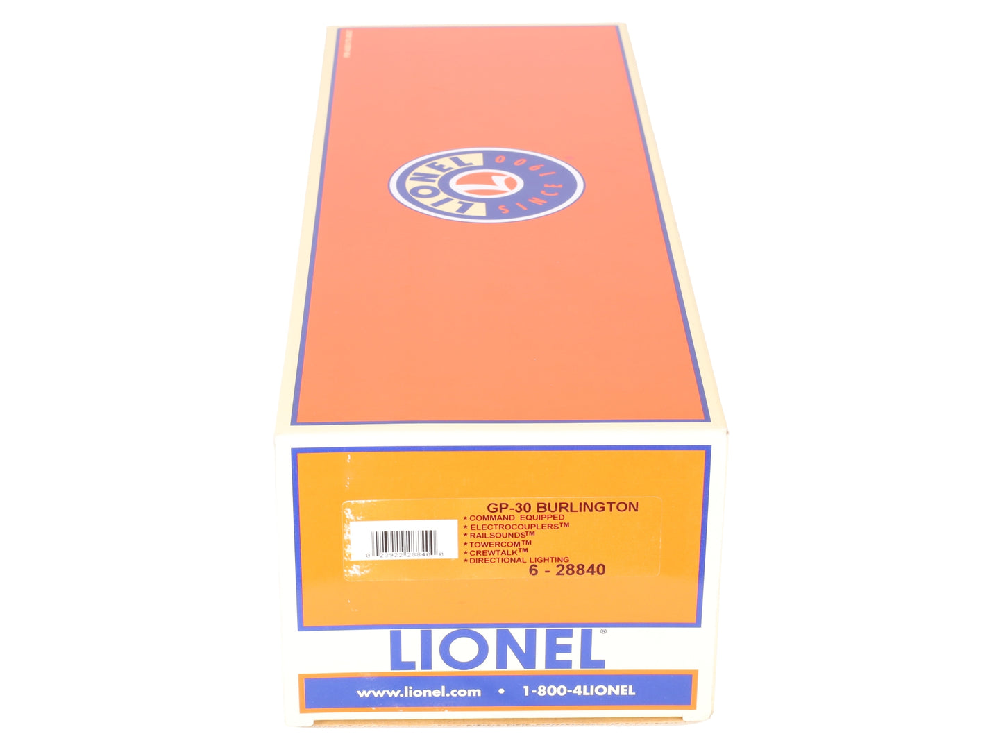 Lionel 6-28840 O Gauge Burlington GP30 Diesel Locomotive #945 w/TMCC EX/Box