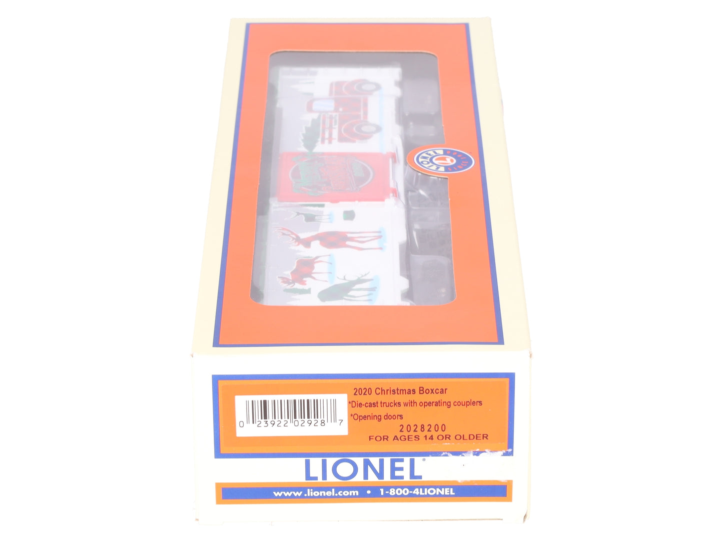 Lionel 2028200 O 2020 Christmas Boxcar LN/Box