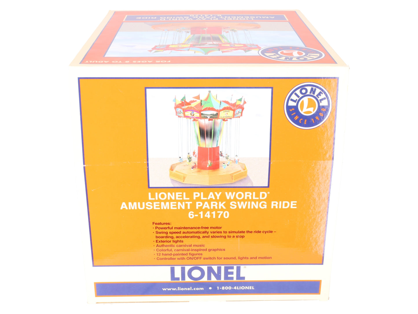 Lionel 6-14170 O Gauge Amusement Park Swing Set EX/Box