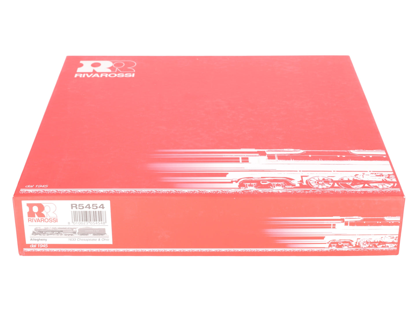 Rivarossi R5454 HO Scale C&O Class 2-6-6-6 Steam Locomotive & Tender #1633 EX/Box