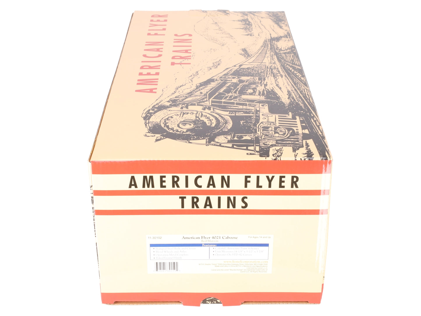 MTH 11-30102 Standard Gauge American Flyer Caboose #4021 LN/Box